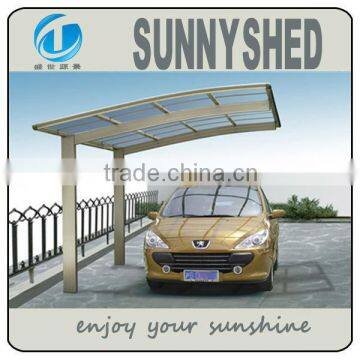 better than canvas canopy for car shed with polycarbonate carport aluminum frame