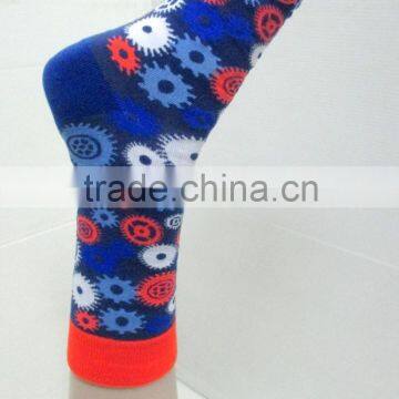 fancy oem colored custom high quality dress socks