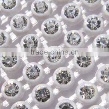 SS6 crystal rhinestone banding, cup chain ,bijouterie, connectors for jewelry diy ab rhinestone trimming