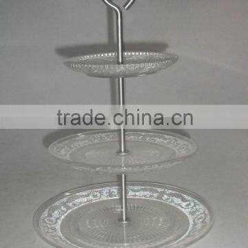 Cake plate with stand