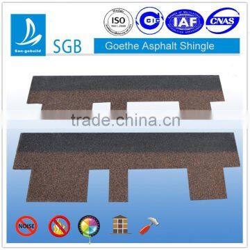 Top Quality Goethe type of roofing asphalt shingle for rooring housing