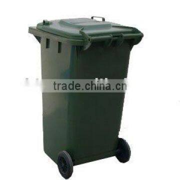 120L-plastic with wheels garbage can