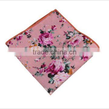 Fashion Casual Floral Cotton Pocket Square photo-2