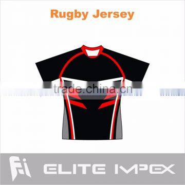 100% polyester Sublimation rugby jersey