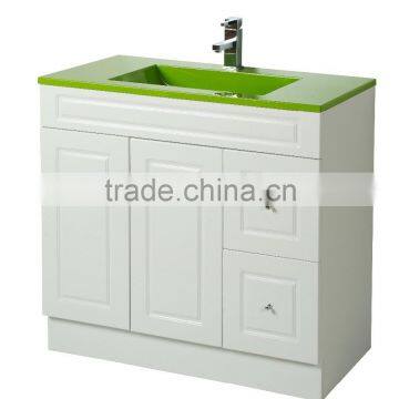Cultured marble 37" stone basin