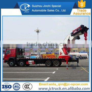 Popular Sinotruck HOWO 60t crane boom truck Chinese manufacturer