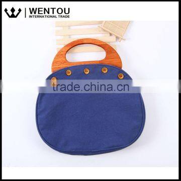 New Arrival Fashion Wooden Handle Handbag