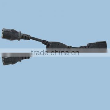 IEC C14 TO 2 X C13 Y type power cord