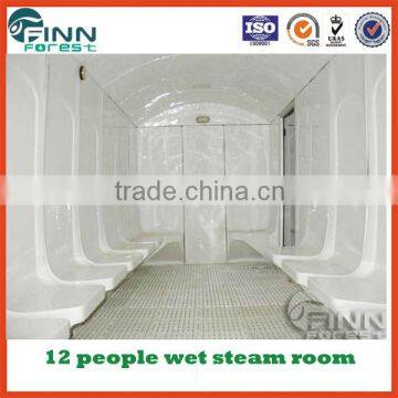 12 people traditional wet steam build outdoor steam room and steam room