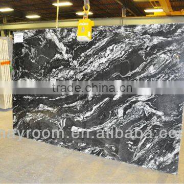 Atakama black quartz slabs tiles blocks