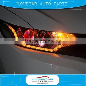 LED daytime running light crystal tear drops eye S8 auto lighting system