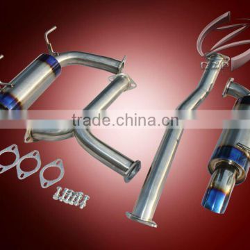 Exhaust catback for HONDA 00-09 S2000 On both sides of the catback full of titanium