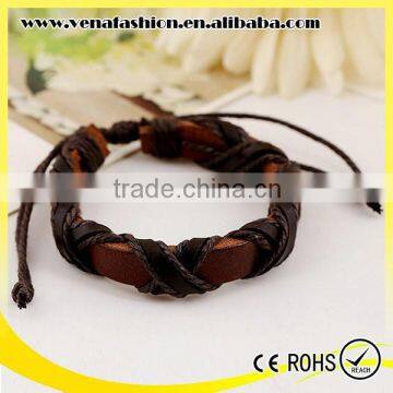 cheap leather custom rope bracelet, italian leather bracelets