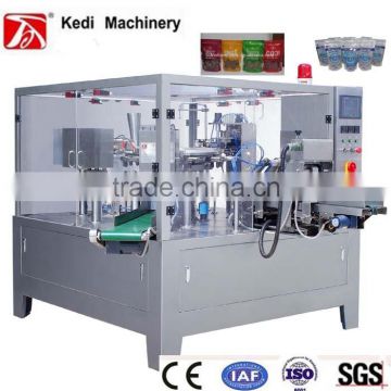 Rotary packaging machine(stand-up & zip pouch) for snacks(GD8-200B)