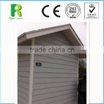 Exterior Wooden Grain Fiber Cement Siding Board With Cement Color