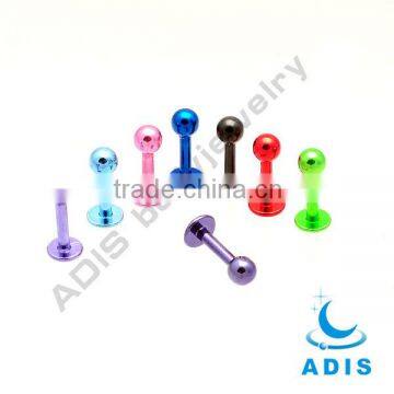 Hottest Anodized G23 Titanium Lip Piercing Jewelry