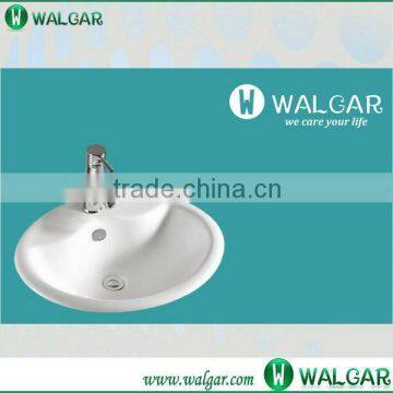 Ceramic drop in sink for bathroom use,china ceramic sink