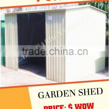 high quality new design garden outdoor metal colorbone steel shed hot sale New Zealand