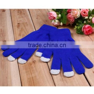 New High Quality Screen Touch Gloves For Mobile Phone Blue