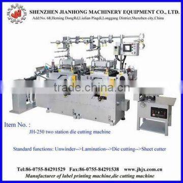 label die cutting machine for LCD sticker PET PVC films