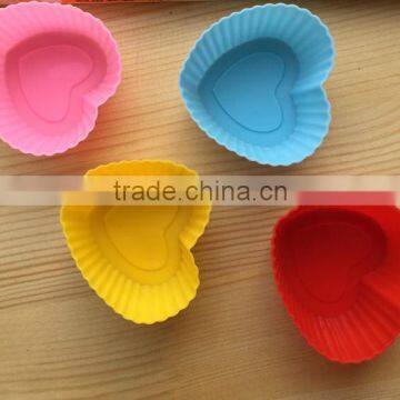 New Silicone Heart Shape DIY Cake Tools