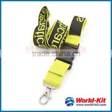 Promotional Polyester Detachable Woven Lanyard