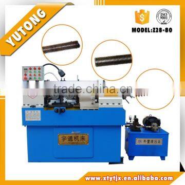 Steel bar thread rolling machine nuts and bolts making machines automatic thread making machine