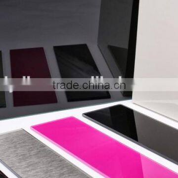 Acrylic Glossy Purple Kitchen Cabinets door