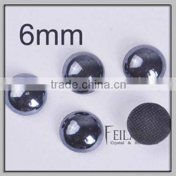 6mm Round Glass Hotfix Rhinestone For Shoes