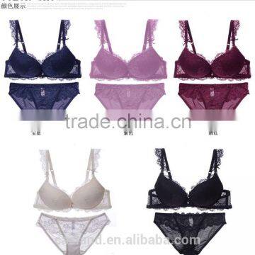 2016 newest style elegant push up bra set(FPY317)