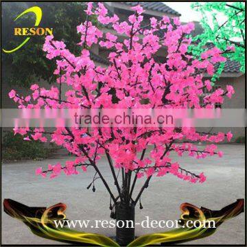 H:1.6m lighted flowering artificial mini tree