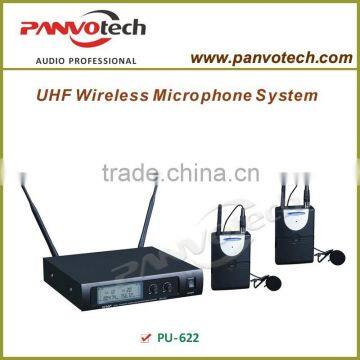 Panvotech dual channel professional wireless microphone