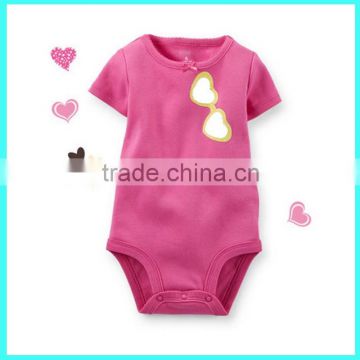 Factory sale fashion baby girls bodysuit infants and toddlers summer bodysuit unique baby girls bodysuit