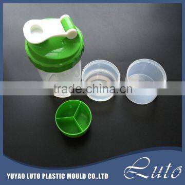 Food Grade Customized Logo Three Layer Protein Shaker Cup photo-4