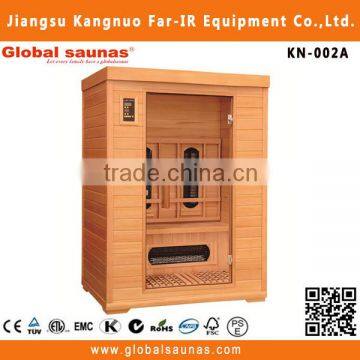 Far infrared luxury infrared sauna kits with wood panel KN-002A