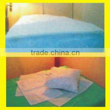 3 pcs Hospital Plain Non Woven Bedding Sets