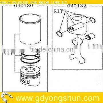 KOBELCO EXCAVATOR SK350-8 J08E ENGINE LINER KIT