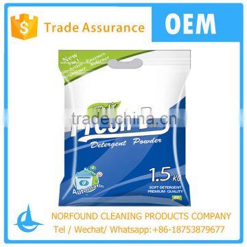 1.5kg new formular high quality washing detergent laundry powder