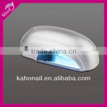 2014 yiwu kahonail factory best selling electrical 9w uv lamp white nail art uv light FMD-106