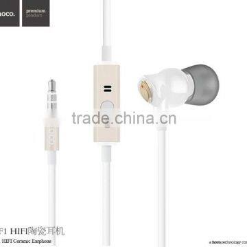 Fashion HOCO HF1 HIFI High Fidelity Stereo Ceramic Earphone photo-3