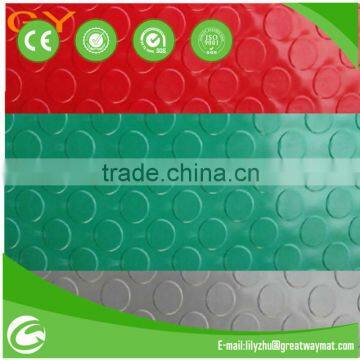 pvc coin garage mat