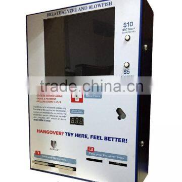 Top quality and low price breath alcohol tester breathalyzer vending machine