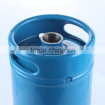 High quality stainless steel US 1/6 beer keg with bule coating