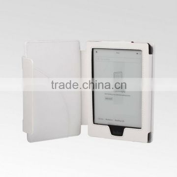 Book-open Leather case cover for kobo aura hd 6.8 inch tablet case