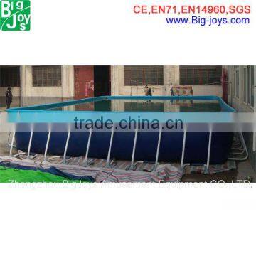 Cheap Price Above Ground Swimming Pool,rectangular Metal Frame Pool photo-3