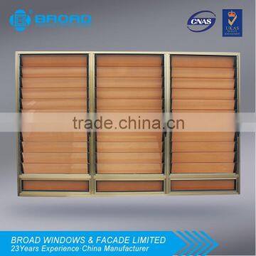 Top selling in South America aluminnum profile louver window