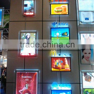 acrylic crystall led light box displays