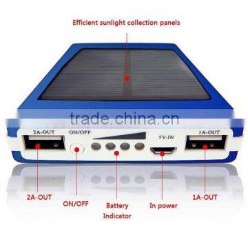 10000mah Solar Charger With Doubel Output Ports and LED Indicator photo-6