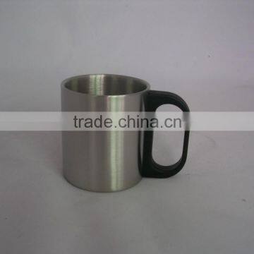 Three Piece 220ml Cup Set One Row Eco-friendly FDA LFGB Double Layer Stainless Steel Coffee Mug Cup Tumbler