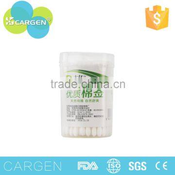 Factory 100tips sterile disposable plastic stick cotton swabs